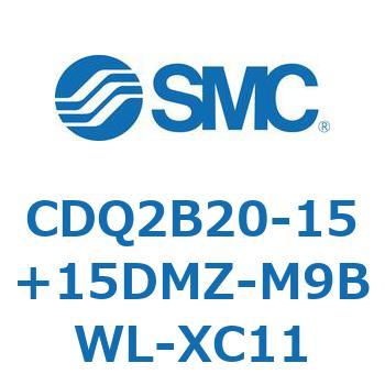 薄形シリンダ CDQ2B20-15 SMC