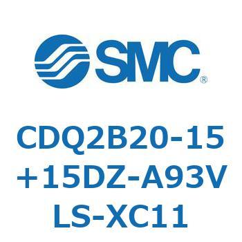 薄形シリンダ CDQ2B20-15 SMC