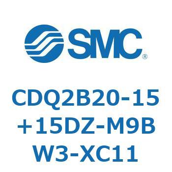 薄形シリンダ CDQ2B20-15 SMC