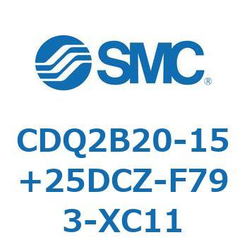 薄形シリンダ CDQ2B20-15 SMC