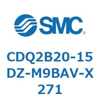 薄形シリンダ CDQ2B20-15 SMC