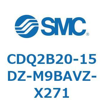 薄形シリンダ CDQ2B20-15 SMC