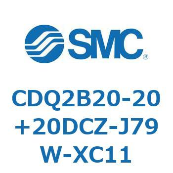 薄形シリンダ CDQ2B20-20 SMC