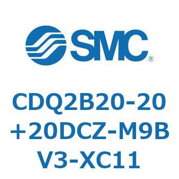 薄形シリンダ CDQ2B20-20 SMC