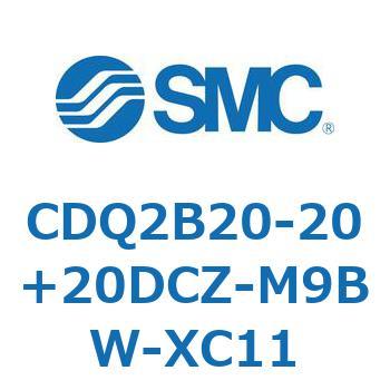 薄形シリンダ CDQ2B20-20 SMC