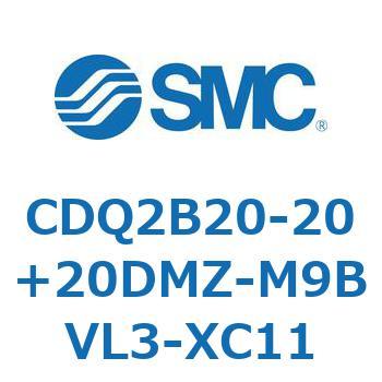 薄形シリンダ CDQ2B20-20 SMC