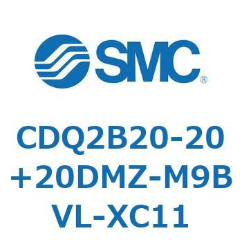 薄形シリンダ CDQ2B20-20 SMC