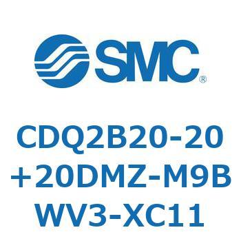 薄形シリンダ CDQ2B20-20 SMC