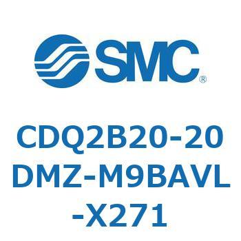 薄形シリンダ CDQ2B20-20 SMC