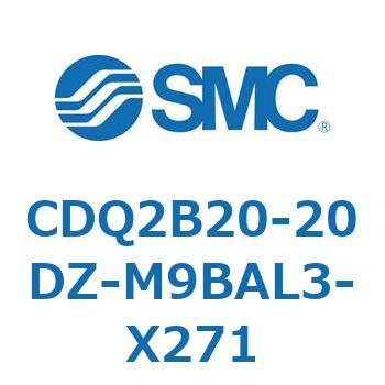 薄形シリンダ CDQ2B20-20 SMC