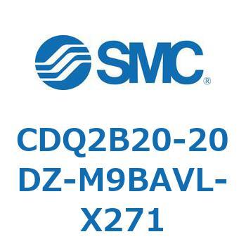 薄形シリンダ CDQ2B20-20 SMC