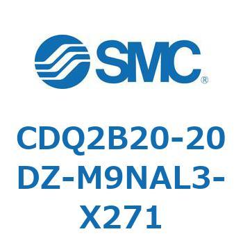 薄形シリンダ CDQ2B20-20 SMC