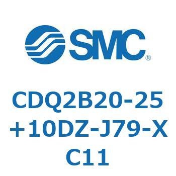 薄形シリンダ CDQ2B20-25 SMC