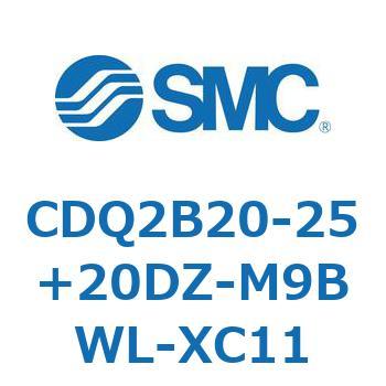 薄形シリンダ CDQ2B20-25 SMC