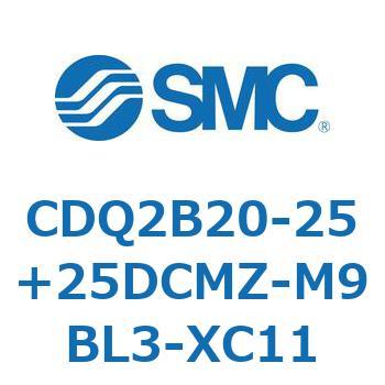 薄形シリンダ CDQ2B20-25 SMC