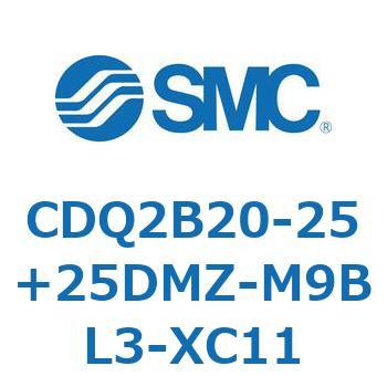 薄形シリンダ CDQ2B20-25 SMC