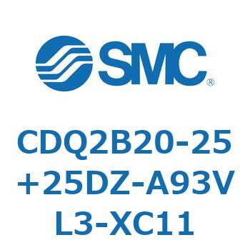 薄形シリンダ CDQ2B20-25 SMC