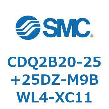薄形シリンダ CDQ2B20-25 SMC