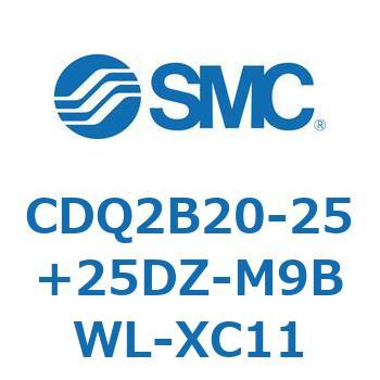 薄形シリンダ CDQ2B20-25 SMC