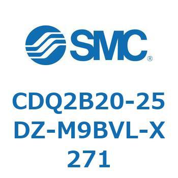 薄形シリンダ CDQ2B20-25 SMC
