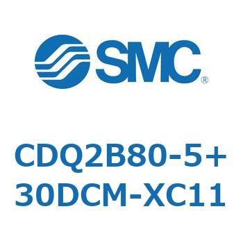 CDQ2B80-5+30DCM-XC11 薄形シリンダ CDQ2B80-5 SMC 52877115