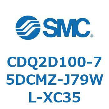 薄形シリンダ CDQ2D100-7 SMC