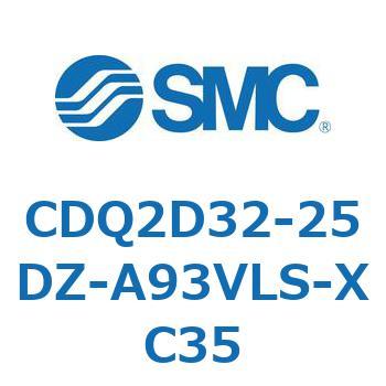 薄形シリンダ CDQ2D32-2 SMC
