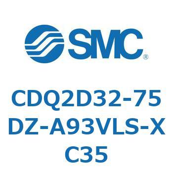 薄形シリンダ CDQ2D32-7 SMC
