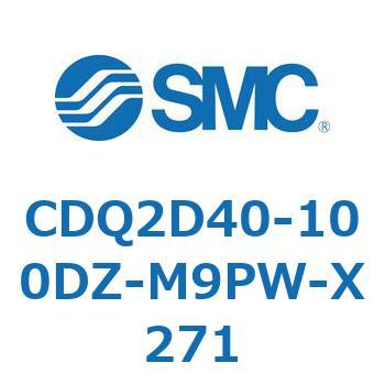 薄形シリンダ CDQ2D40-1 SMC