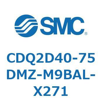 薄形シリンダ CDQ2D40-7 SMC