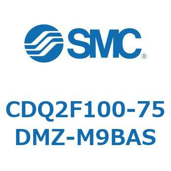 CDQ2F100-75DMZ-M9BAS 薄形シリンダ CDQ2F100-7 SMC 複動片ロッド ロッド先端おねじ 空気圧タイプ シリンダストローク75mm 28,066円