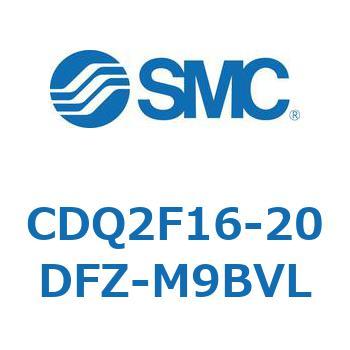 CDQ2F16-20DFZ-M9BVL 薄形シリンダ CDQ2F16-2 SMC 複動片ロッド ヘッド側インロー付 空気圧タイプ シリンダストローク20mm 12,980円