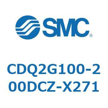 薄形シリンダ CDQ2G100 SMC