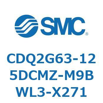 薄形シリンダ CDQ2G63 SMC