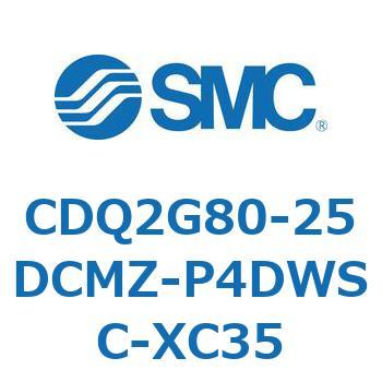 薄形シリンダ CDQ2G80 SMC