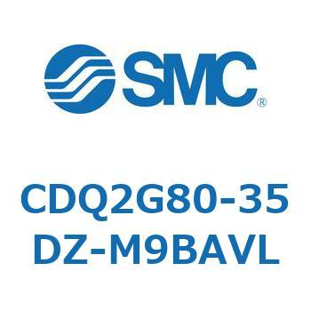 薄形シリンダ CDQ2G80 SMC