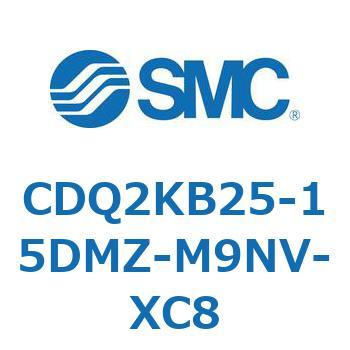 薄形シリンダ CDQ2KB25 SMC