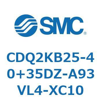 薄形シリンダ CDQ2KB25 SMC
