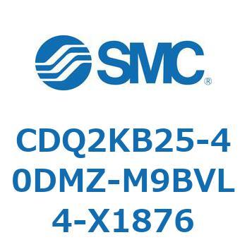 薄形シリンダ CDQ2KB25 SMC