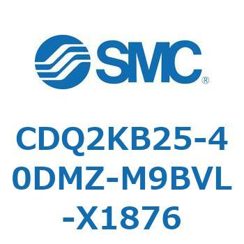 薄形シリンダ CDQ2KB25 SMC