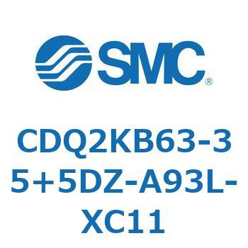 薄形シリンダ CDQ2KB63 SMC