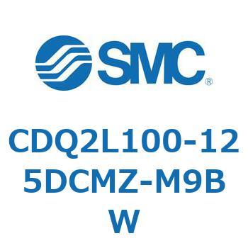CDQ2L100-125DCMZ-M9BW 薄形シリンダ CDQ2L100 SMC 複動片ロッド ロッド先端おねじ シリンダストローク125mm 