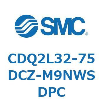 CDQ2L32-75DCZ-M9NWSDPC 薄形シリンダ CDQ2L32-7 SMC 複動片ロッド シリンダストローク75mm 17,005円