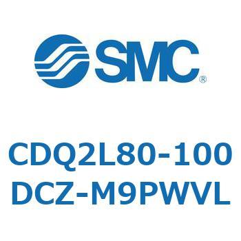 CDQ2L80-100DCZ-M9PWVL 薄形シリンダ CDQ2L80-1 SMC 複動片ロッド シリンダストローク100mm 26,586円