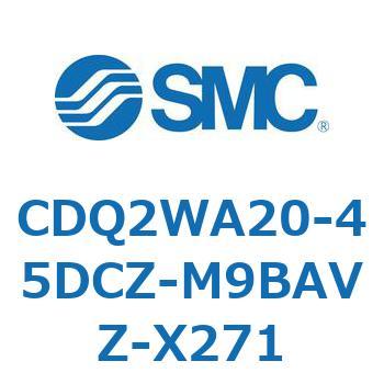 薄形シリンダ CDQ2WA20 SMC