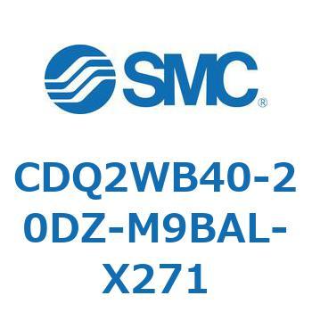 薄形シリンダ CDQ2WB40 SMC