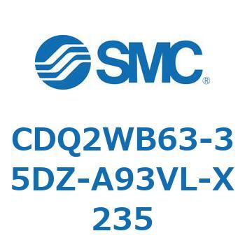 薄形シリンダ CDQ2WB63 SMC