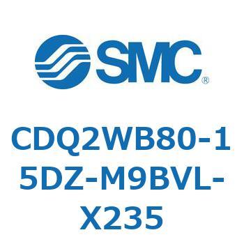 薄形シリンダ CDQ2WB80 SMC
