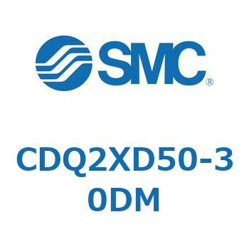 CDQ2XD50-30DM 薄形シリンダ CDQ2XD50 SMC 複動片ロッド ロッド先端おねじ シリンダストローク30mm