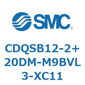 薄形シリンダ/コンパクトタイプ CDQSB12-2 SMC